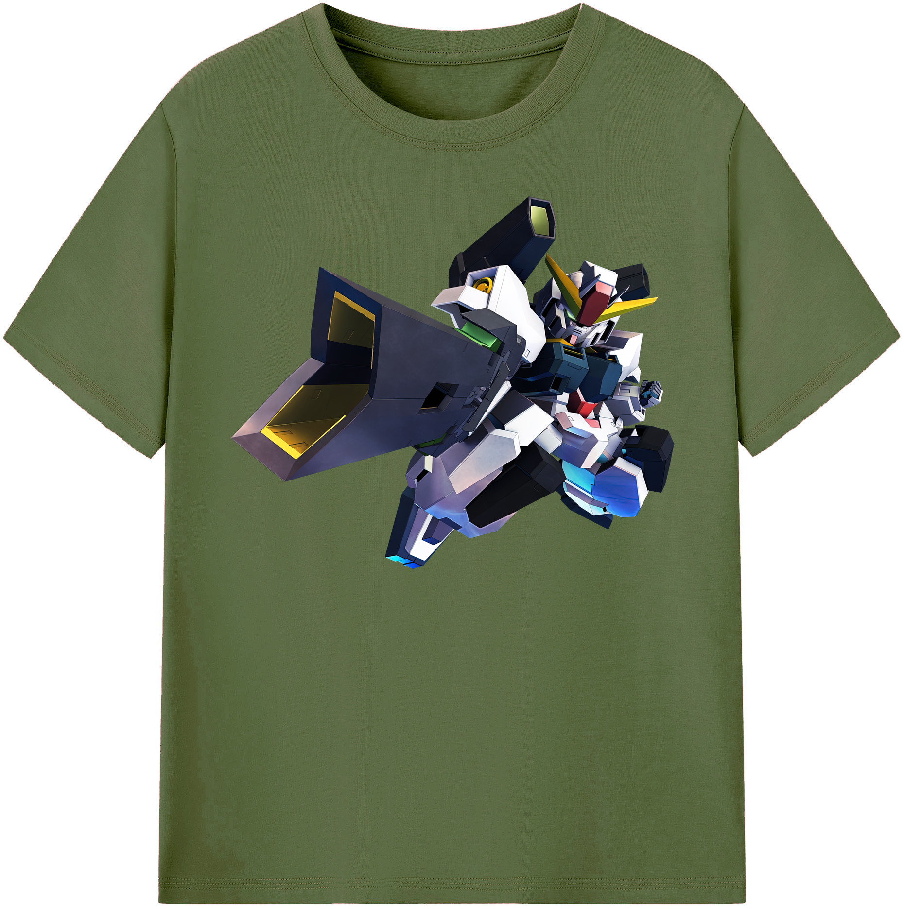 （画像用） 機動戦士ガンダム Mobile Suit Gundam 綿100％半袖Tシャツ（フロントプリント）